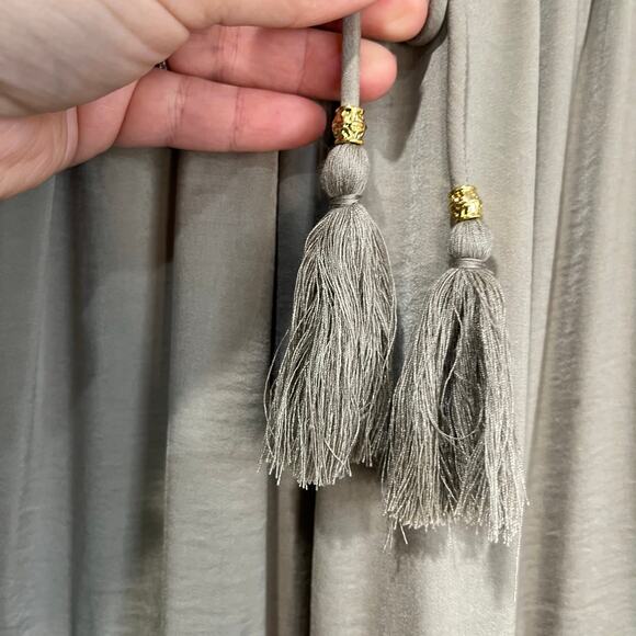 NWT Philosophy Tiered Maxi Skirt Sage Green Boho Ruffle Long Skirt Sz M - Picture 3 of 9